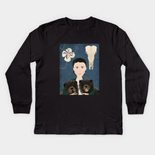 Georgia, Bo and Chia Kids Long Sleeve T-Shirt
